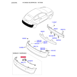 Датчик, система помощи при парковке 95700-1E100 Mobis