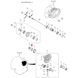 Молдинг крыши левый 0K2FA-509L0 Mobis