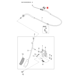 Шестерня, первинний вал 0K2A1-17231 Mobis