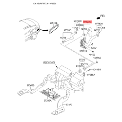 Шланг, теплообменник - отопление 97311-4U100 Mobis