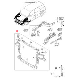 Важель ручного гальма 0K2FA-44010A44 Mobis