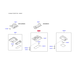 Освещение салона 92820-2D001OI Mobis