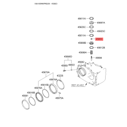 Гальмівна стрічка, автоматична коробка передач 45683-39500 Mobis