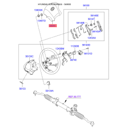 Подушка безпеки на кермо 56900-2E200LM Mobis