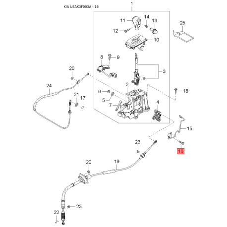 Шайба (пластина) сайлентблока заднього підрамника (задньої балки) 13612-12001 Mobis - 1361212001 - схема з каталогу 16 1361212001