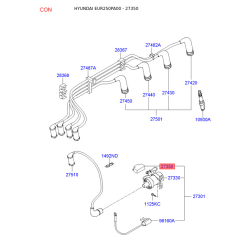 Дополнительный резистор, вентилятор кондиционера 27350-24000 Mobis