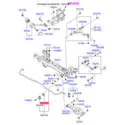Втулка стабилизатора 55513-3K200 Mobis