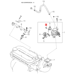 Облицовка / защитная накладка, боковина левая 0K2FA-51982 Mobis