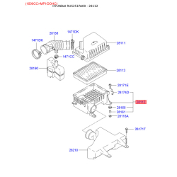 Фильтр воздушный 28112-22602 Mobis