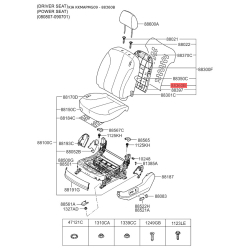 Сидение крепление 88199-2G350 Mobis
