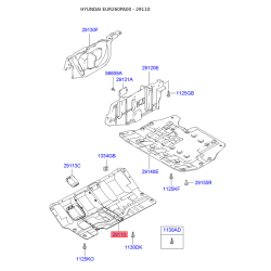 Захист двигуна / піддон двигуна 29110-26020 Mobis