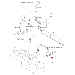 Чехол (пыльник, гофра) рулевого механизма 0K30A-340A5A Mobis