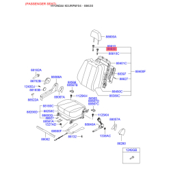 Сидение крепление 88380-3K000QS Mobis