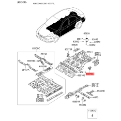 Кронштейн пола багажника нижний 65571-2F000 Mobis