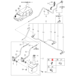 Фара основная правая 0K2CA-51030B Mobis