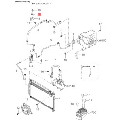 Заливная горловина, топливной бак 0K33A-42210 Mobis