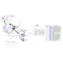 Кронштейн проводки (жгут, коса) 91980-3K790 Mobis