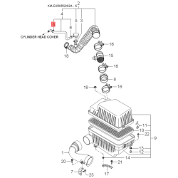 Блок кнопок склопідйомника лівий 0K2FA-66370D8 Mobis