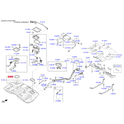 Абсорбер, паливна система, комплектуючі 31157-2E100 Mobis