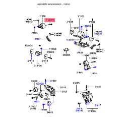 Подушка двигуна задня 21930-38650 Mobis