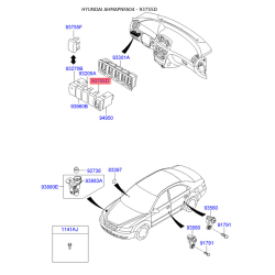 Выключатель 93755-3K000 Mobis