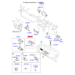 Брелок без ключа 95440-2S500 Mobis