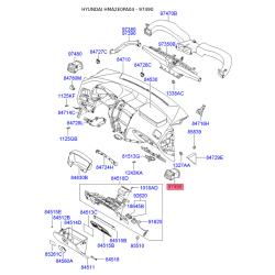 Повітропровід системи опалення та кондиціонування правий 97490-2E000LM Mobis