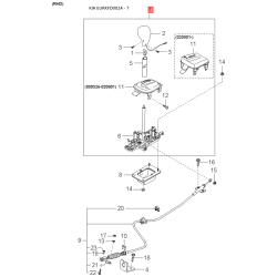 Абсорбер (пена, амортизатор) бампера 0K34A-50311 Mobis