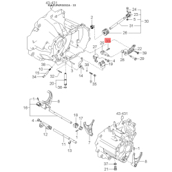 Оббивка багажника 0K2FA-6896044 Mobis