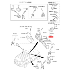 Брелок без ключа 95430-3U000 Mobis