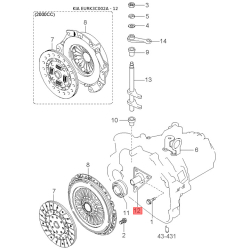 Повітропровід системи опалення та кондиціонування лівий 97360-38001 Mobis
