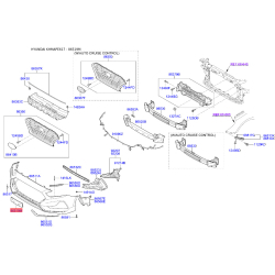 Кронштейн щитка номерного знака 86519-E6710 Mobis