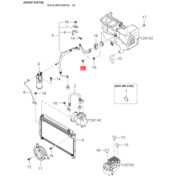 Адаптер, кабель антени 0K08H-677T0 Mobis