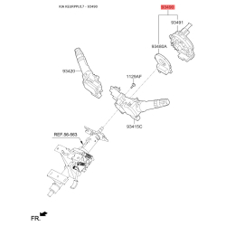 Віта пружина, подушка безпеки 93490-2S900 Mobis