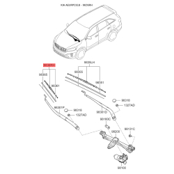 Щетка стеклоочистителя 98360-2S000 Mobis