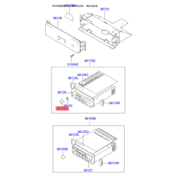 Магнітола 96123-2D001 Mobis
