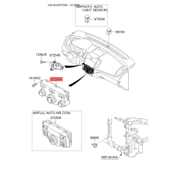 Блок керування, кондиціонер 97250-1M370WK Mobis