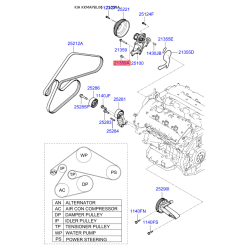 Болт помпы правый 21359-3C520 Mobis