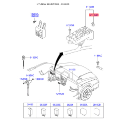 Адаптер провода, комплект электрики 91122-38000 Mobis