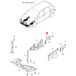 Шків компресора кондиціонера 97643-2F001 Mobis