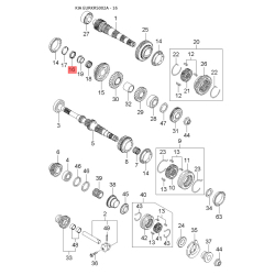 Накладка на педаль, педаль акселоратора 0K201-41711A Mobis