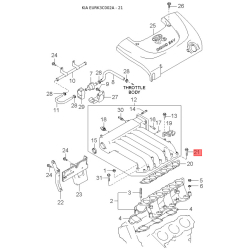 Направляющая стекла двери передняя правая нижняя 83561-38000 Mobis
