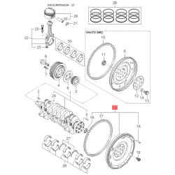 Угольная щетка, стартер 36169-37330 Mobis