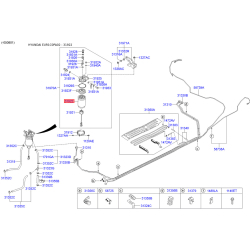 Фільтр паливний 31922-17400 Mobis