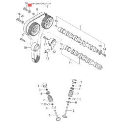 Шланг (патрубок) системы охлаждения 0K30E-15280A Mobis