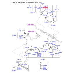 Кріплення бачка і трубок гідропідсилювача керма (ГПК) 57250-3K100 Mobis