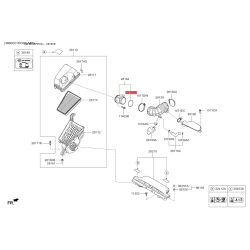 Кільце ущільнювача, трубка повітря 28115-3C105 Mobis