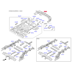 Лонжерон пола багажника 65910-2W600 Mobis