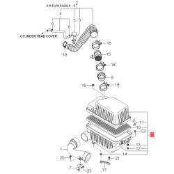 Накладка на педаль, педаль зчеплення MB092-43028 Mobis