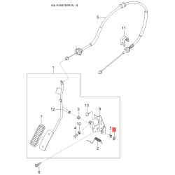 Проводка (жгут, коса) КПП 0K30B-46500D Mobis